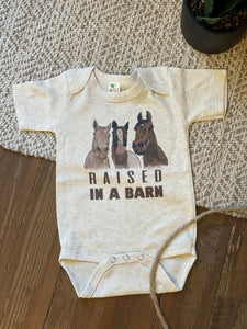 Raised In The Barn Infant Onesie
