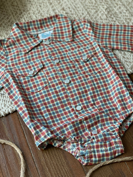Autumn Plaid Infant & Toddler Button Up