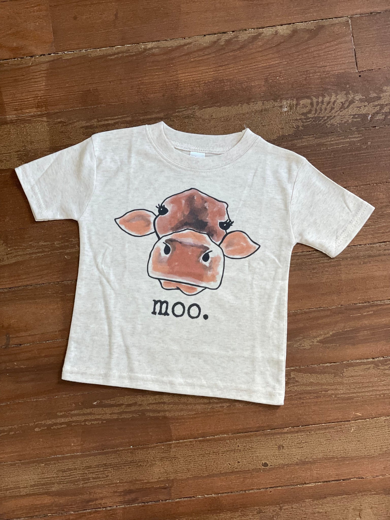 Moo Cow Toddler Short Sleeve
