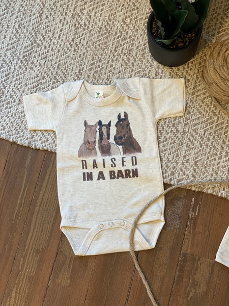 Raised In The Barn Infant Onesie