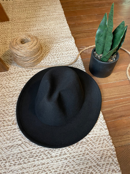 Cowgal Black Felt Hat