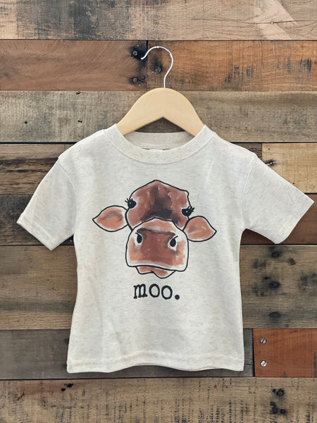 Moo Cow Toddler Short Sleeve