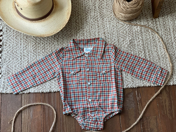 Autumn Plaid Infant & Toddler Button Up